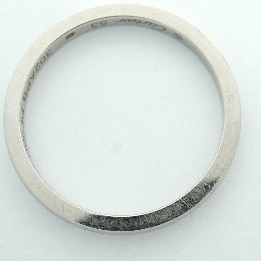Cartier Classic Ring, 1PD (One Diamond), Pt950 Platinum, Size #53, Ladies' Ring - Picture 9 of 10